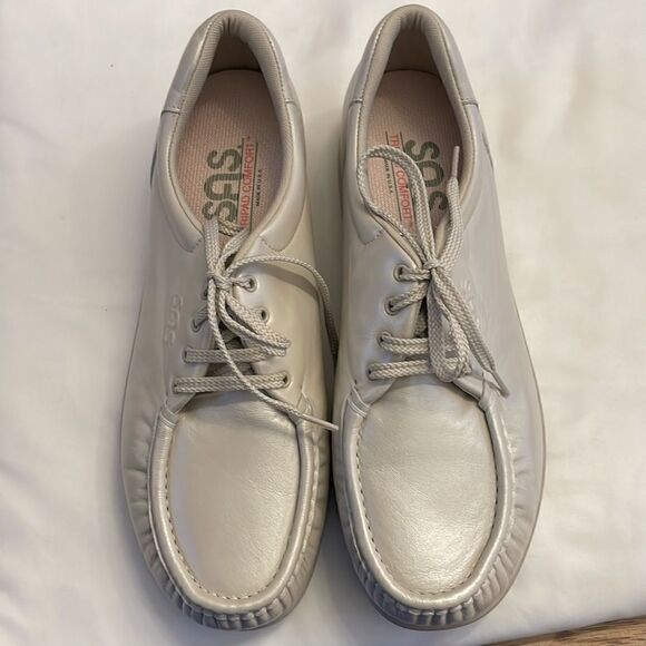 SAS PEARL BONE COLORED COMFORT SHOES.  NEW - Picture 3 of 12